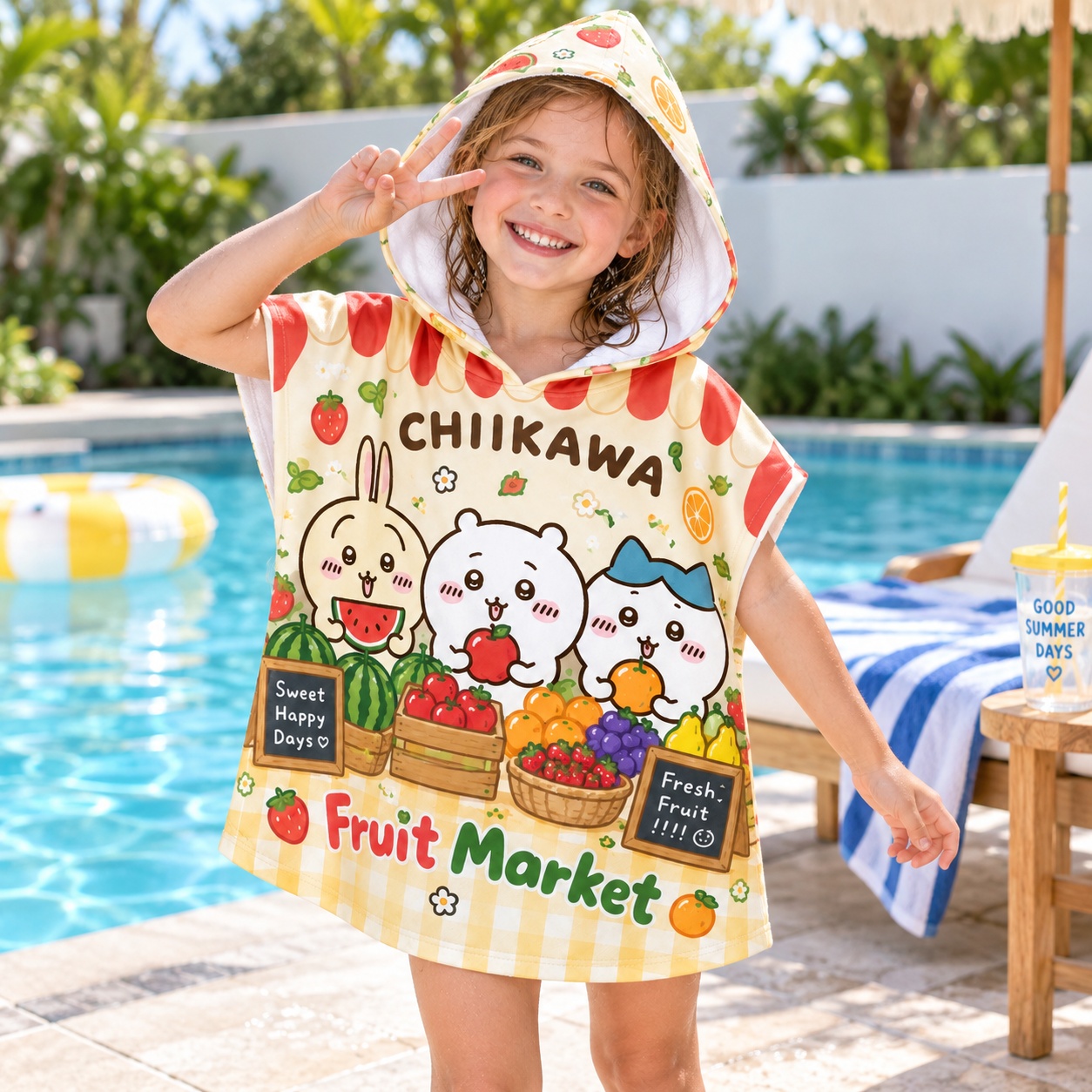 Cute Kids Hooded Towel Cartoon - огляд і ціна Travel Accessories Baby
