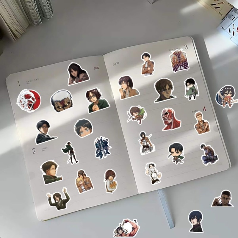 60Pcs Attack on Titan Anime St - огляд і ціна Luggage Cover Protector